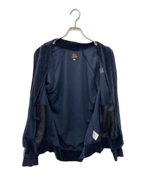 Needles（ニードルズ）Needles (ニードルズ) Velour Track Jacket ネイビー サイズ:Ｍの古着・服飾アイテム
