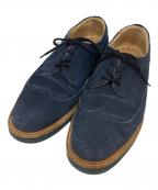 Tricker'sトリッカーズ）の古着「BOURTONウィングチップシューズ」｜ネイビー