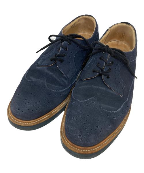 Tricker's（トリッカーズ）Tricker's (トリッカーズ) BOURTONウィングチップシューズ ネイビー サイズ:表記無の古着・服飾アイテム