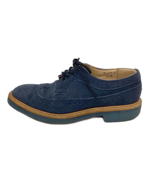Tricker's（トリッカーズ）Tricker's (トリッカーズ) BOURTONウィングチップシューズ ネイビー サイズ:表記無の古着・服飾アイテム