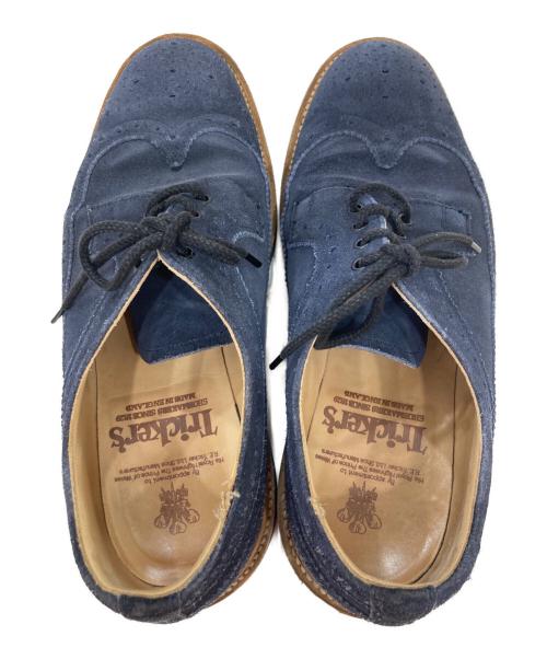 Tricker's（トリッカーズ）Tricker's (トリッカーズ) BOURTONウィングチップシューズ ネイビー サイズ:表記無の古着・服飾アイテム