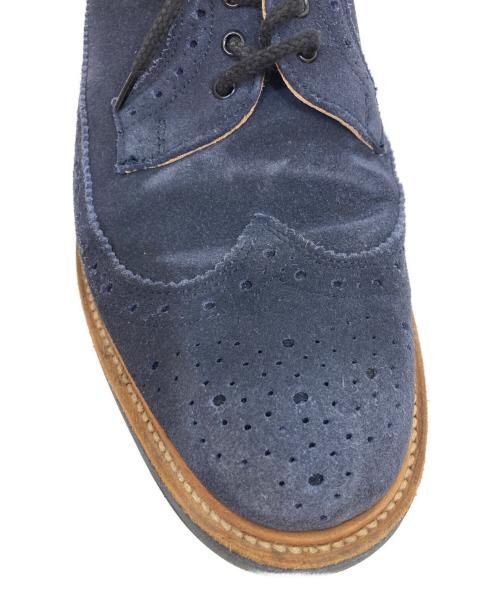 Tricker's（トリッカーズ）Tricker's (トリッカーズ) BOURTONウィングチップシューズ ネイビー サイズ:表記無の古着・服飾アイテム