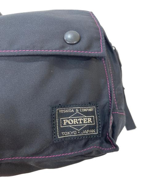 PORTER（ポーター）PORTER (ポーター) エルファインスクエアショルダーバッグ ブラックの古着・服飾アイテム