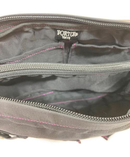PORTER（ポーター）PORTER (ポーター) エルファインスクエアショルダーバッグ ブラックの古着・服飾アイテム