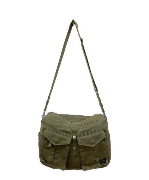 PORTER（ポーター）PORTER (ポーター) LOVE&PEACE ショルダーバッグ カーキの古着・服飾アイテム