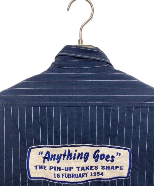 BUZZ RICKSON'S（バズリクソンズ）Buzz Rickson's (バズリクソンズ) HERRINGBORNE TWILL SQUADRON REUNION SHIRTS ブルー サイズ:SIZE 16-16 1/2の古着・服飾アイテム