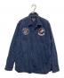 Buzz Rickson's（バズリクソンズ）の古着「HERRINGBORNE TWILL SQUADRON REUNION SHIRTS」｜ブルー