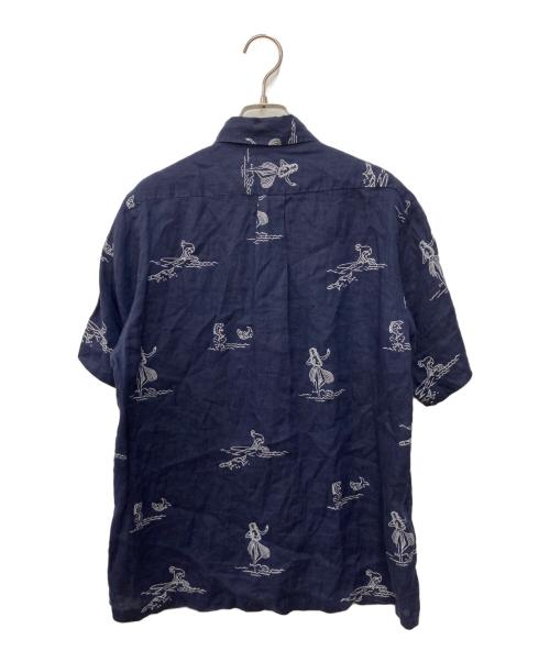 Sun Surf（サンサーフ）Sun Surf (サンサーフ) BDリネンシャツ ネイビー サイズ:Ｍの古着・服飾アイテム