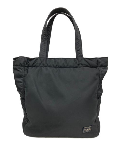PORTER（ポーター）PORTER (ポーター) TOTE BAG ブラックの古着・服飾アイテム