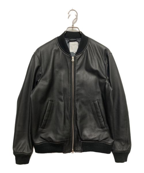 B:MING by BEAMS（ビーミングバイビームス）B:MING by BEAMS (ビーミングバイビームス) ラムレザーブルゾン ブラック サイズ:Mの古着・服飾アイテム
