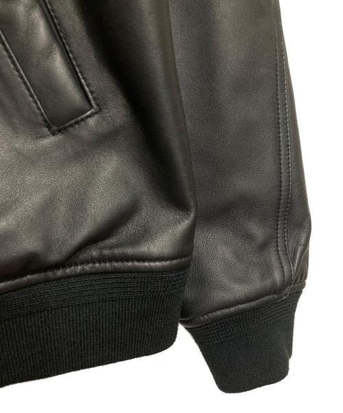 B:MING by BEAMS（ビーミングバイビームス）B:MING by BEAMS (ビーミングバイビームス) ラムレザーブルゾン ブラック サイズ:Mの古着・服飾アイテム