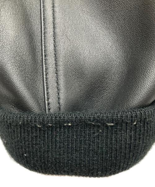 B:MING by BEAMS（ビーミングバイビームス）B:MING by BEAMS (ビーミングバイビームス) ラムレザーブルゾン ブラック サイズ:Mの古着・服飾アイテム