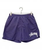 stussyステューシー）の古着「Big Stock Water Short」｜パープル