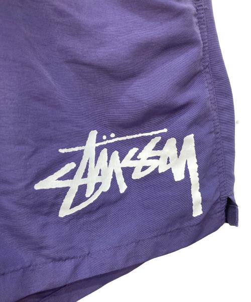 stussy（ステューシー）stussy (ステューシー) Big Stock Water Short パープル サイズ:Ｓの古着・服飾アイテム