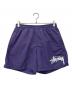 stussy（ステューシー）の古着「Big Stock Water Short」｜パープル