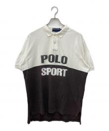 POLO SPORT（ポロスポーツ）の古着「90’s ロゴプリントポロシャツ」｜ホワイト
