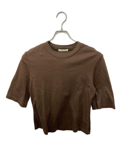 (im)perf.（インパーフ）(im)perf. (インパーフ) Carve T-shirts ブラウン サイズ:SIZE 38の古着・服飾アイテム