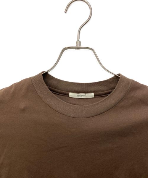 (im)perf.（インパーフ）(im)perf. (インパーフ) Carve T-shirts ブラウン サイズ:SIZE 38の古着・服飾アイテム