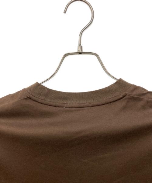 (im)perf.（インパーフ）(im)perf. (インパーフ) Carve T-shirts ブラウン サイズ:SIZE 38の古着・服飾アイテム