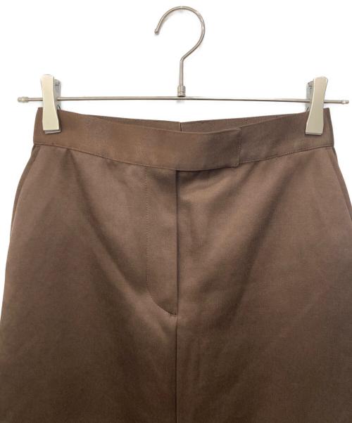 (im)perf.（インパーフ）(im)perf. (インパーフ) Double Satin Long Skirt ブラウン サイズ:SIZE 36の古着・服飾アイテム
