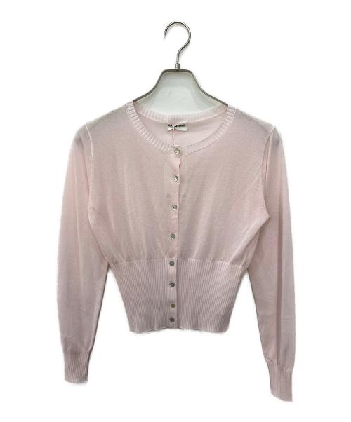 gajess（ガジェス）Gajess (ガジェス) Julie Knit Cardigan ピンク サイズ:SIZE Free 未使用品の古着・服飾アイテム