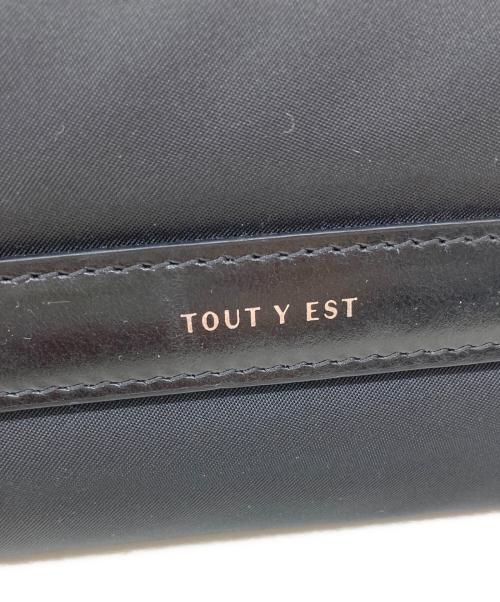 TOUT Y EST（トゥティエ）TOUT Y EST (トゥティエ) SAC VOLET TOILE ブラックの古着・服飾アイテム