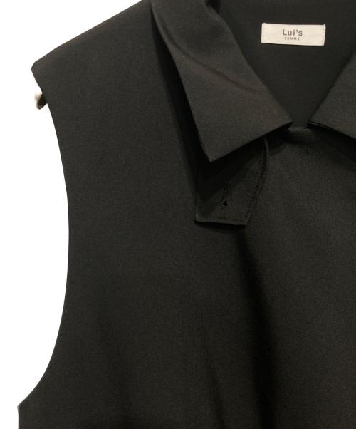 Lui's FEMME（ルイスファム）Lui's FEMME (ルイスファム) マルチWAYレイヤースタンドカラーコート ブラック サイズ:FREE 未使用品の古着・服飾アイテム