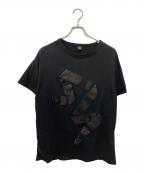Y'sワイズ）の古着「デザインカットソー」｜ブラック