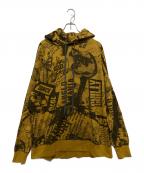 Vivienne Westwood ANGLOMANIAヴィヴィアンウエストウッドアングロマニア）の古着「総柄プリントパーカー」｜イエロー