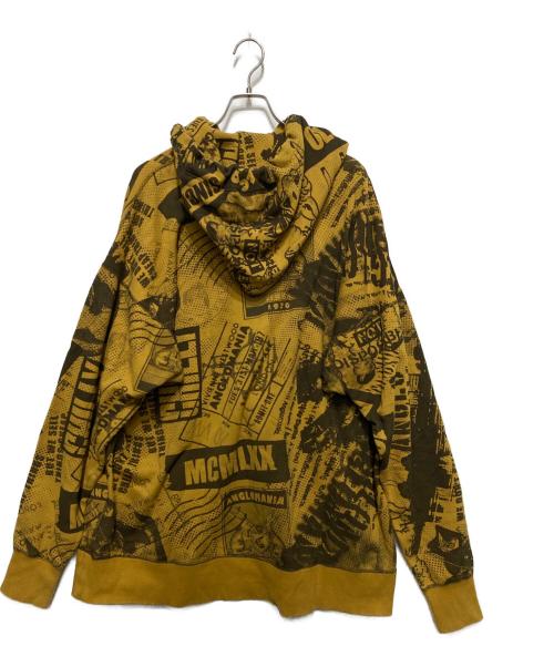 Vivienne Westwood ANGLOMANIA（ヴィヴィアンウエストウッドアングロマニア）Vivienne Westwood ANGLOMANIA (ヴィヴィアンウエストウッドアングロマニア) 総柄プリントパーカー イエロー サイズ:38の古着・服飾アイテム