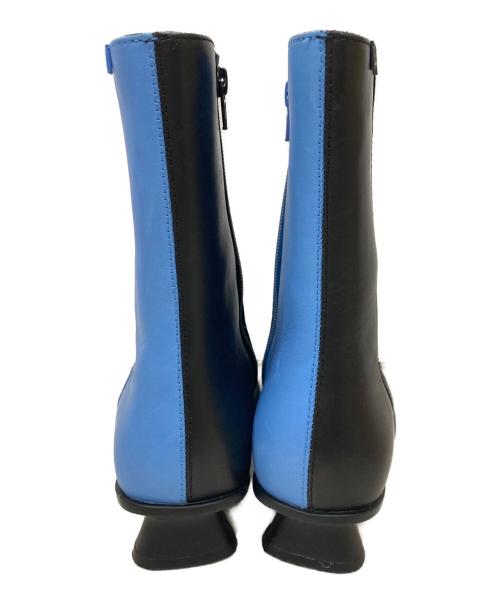CAMPER（カンペール）CAMPER (カンペール) Twins Ankle Boots ブラック×ブルー サイズ:38の古着・服飾アイテム