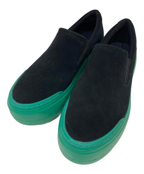 UGG（アグ）UGG (アグ) Marin Mega Slip On グリーン×ブラック サイズ:25の古着・服飾アイテム