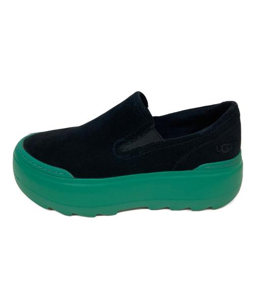 UGG（アグ）UGG (アグ) Marin Mega Slip On グリーン×ブラック サイズ:25の古着・服飾アイテム