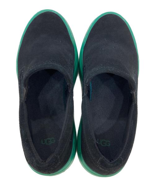 UGG（アグ）UGG (アグ) Marin Mega Slip On グリーン×ブラック サイズ:25の古着・服飾アイテム