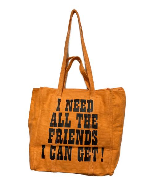 MARC JACOBS（マークジェイコブス）MARC JACOBS (マークジェイコブス) PEANUTS (ピーナッツ) The Tag Tote オレンジ 未使用品の古着・服飾アイテム