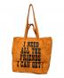 MARC JACOBS (マークジェイコブス) PEANUTS (ピーナッツ) The Tag Tote オレンジ 未使用品：14000円