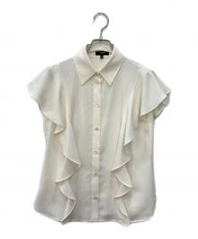 theory（セオリー）の古着「BD Ruffle Top ブラウス」｜ホワイト