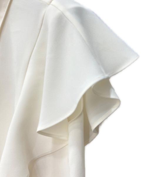 theory（セオリー）theory (セオリー) BD Ruffle Top ブラウス ホワイト サイズ:Ｓの古着・服飾アイテム