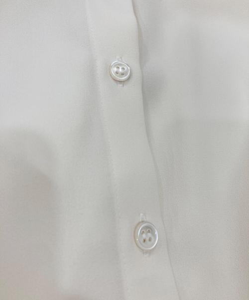 theory（セオリー）theory (セオリー) BD Ruffle Top ブラウス ホワイト サイズ:Ｓの古着・服飾アイテム