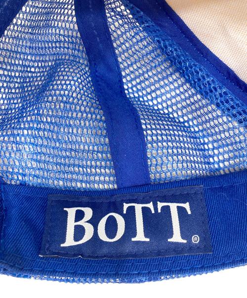 BoTT（ボット）BoTT (ボット) メッシュキャップ ホワイト×ブルーの古着・服飾アイテム