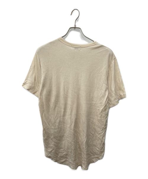 Yohji Yamamoto pour homme（ヨウジヤマモト プールオム）Yohji Yamamoto pour homme (ヨウジヤマモト プールオム) ヘンリーネックカットソー ベージュ サイズ:SIZE 3の古着・服飾アイテム