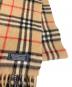 Burberry's (バーバリーズ) ノヴァチェックカシミヤストール ベージュ：10000円