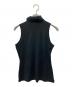 YOHJI YAMAMOTO (ヨウジヤマモト) ノースリーブタートルネックカットソー ブラック サイズ:Ｍ：8000円