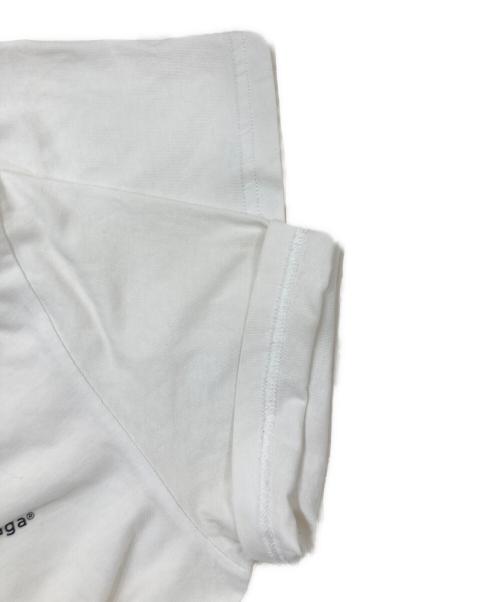 BALENCIAGA（バレンシアガ）BALENCIAGA (バレンシアガ) スモールロゴオーバーサイズtシャツ ホワイト サイズ:Ｓの古着・服飾アイテム