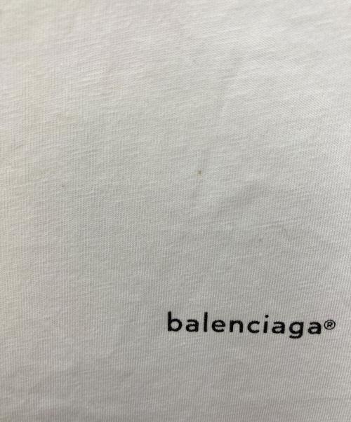 BALENCIAGA（バレンシアガ）BALENCIAGA (バレンシアガ) スモールロゴオーバーサイズtシャツ ホワイト サイズ:Ｓの古着・服飾アイテム