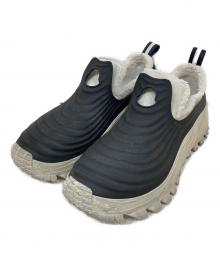 MONCLER（モンクレール）の古着「AQUA ラバームートン切替ブーツ」｜ホワイト×ブラック