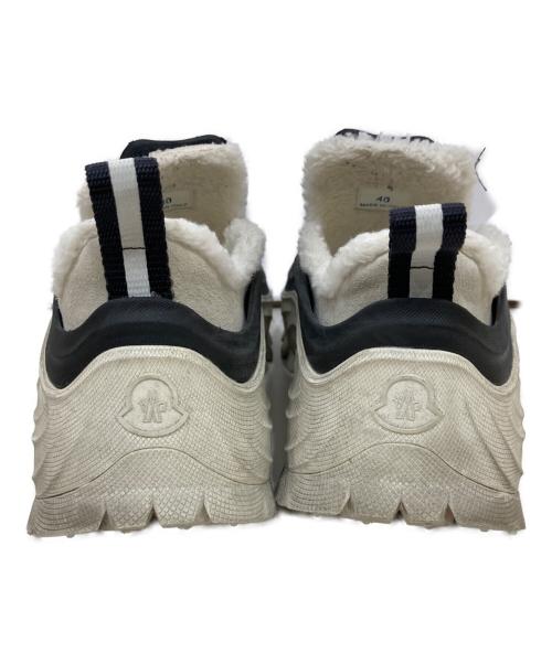 MONCLER（モンクレール）MONCLER (モンクレール) AQUA ラバームートン切替ブーツ ホワイト×ブラック サイズ:SIZE 40の古着・服飾アイテム