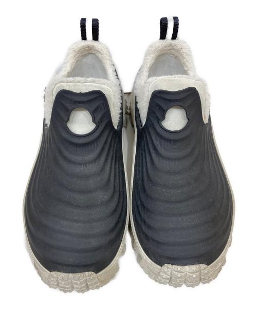 MONCLER（モンクレール）MONCLER (モンクレール) AQUA ラバームートン切替ブーツ ホワイト×ブラック サイズ:SIZE 40の古着・服飾アイテム