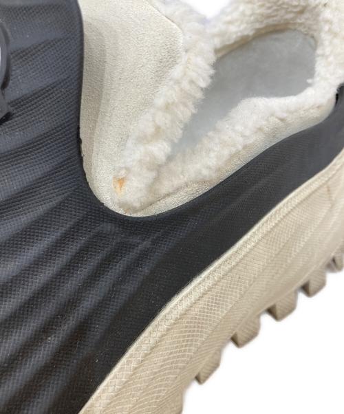 MONCLER（モンクレール）MONCLER (モンクレール) AQUA ラバームートン切替ブーツ ホワイト×ブラック サイズ:SIZE 40の古着・服飾アイテム