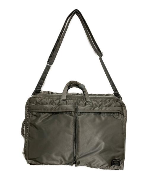 PORTER（ポーター）PORTER (ポーター) TANKER  3WAY BRIEFCASE サージグリーン サイズ:FREEの古着・服飾アイテム